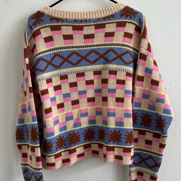 PAC SUN / LA Hearts 💕 Color Block Cardigan 🌈 - Picture 7 of 8